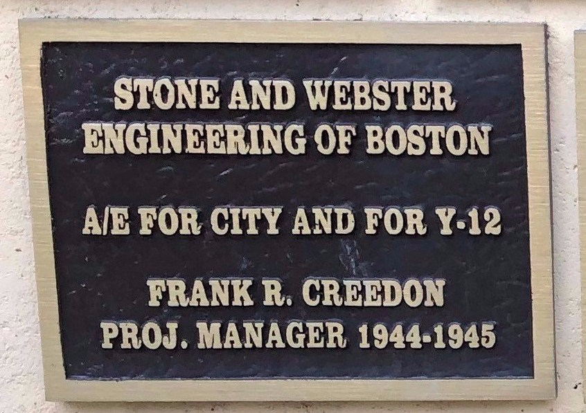 Manhattan Project plaques at Oak Ridge, TN